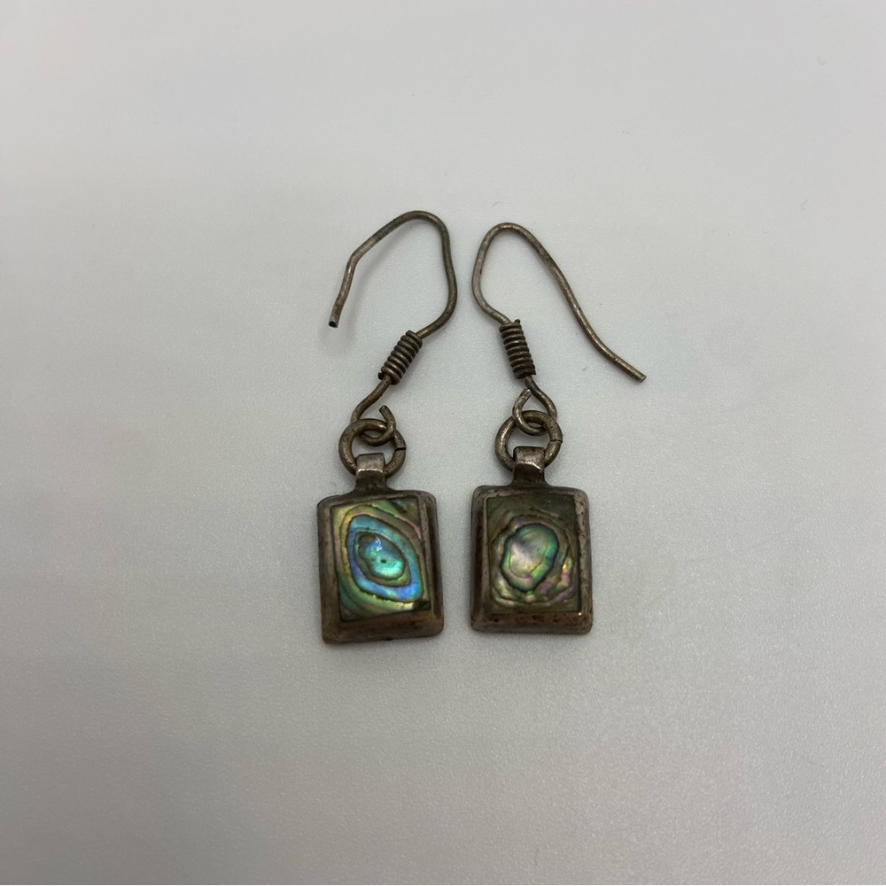 Mexico 925 Earrings Mother Of Pearl
